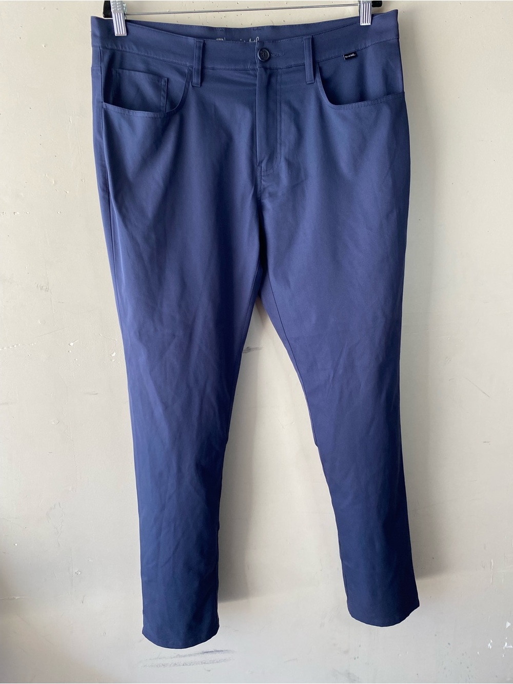 TravisMathew Right On Time Lightweight Golf Pants Navy Blue Stretch Mens 35 - Picture 6 of 7
